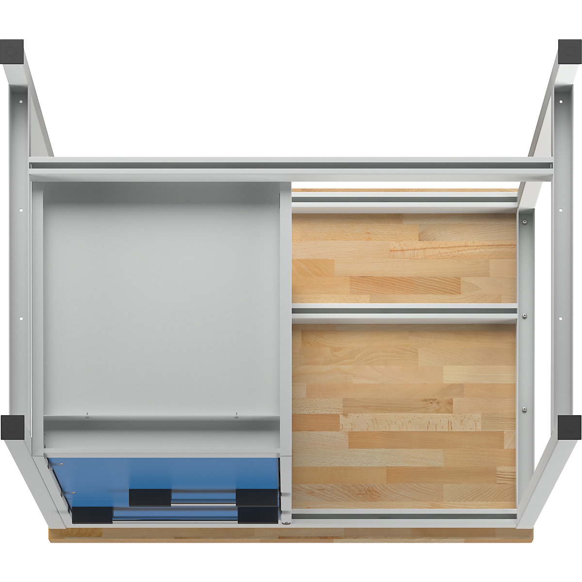 Bancada de trabalho, estrutura modular série 8000 – eurokraft pro (Imagem do produto 7)-6