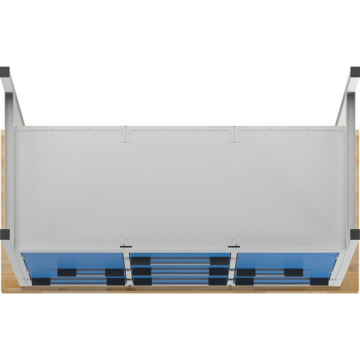 Bancada de trabalho, estrutura modular série 8000 – eurokraft pro (Imagem do produto 6)-5
