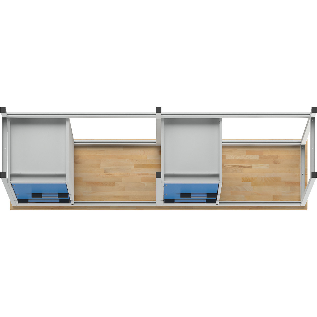 Bancada de trabalho, estrutura modular série 8000 – eurokraft pro (Imagem do produto 8)-7