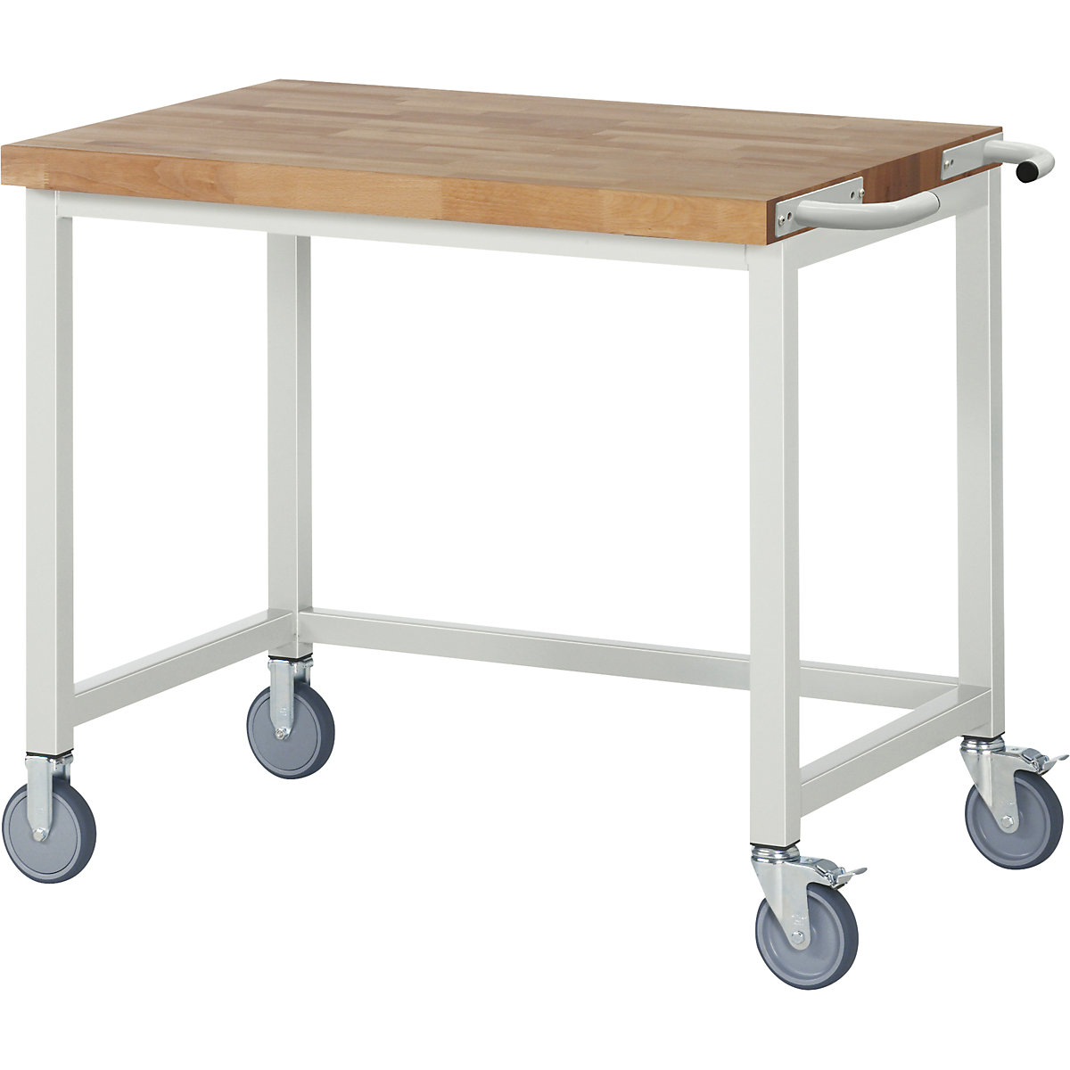 Bancada de trabalho com rodas Série 8000, estrutura modular – eurokraft pro