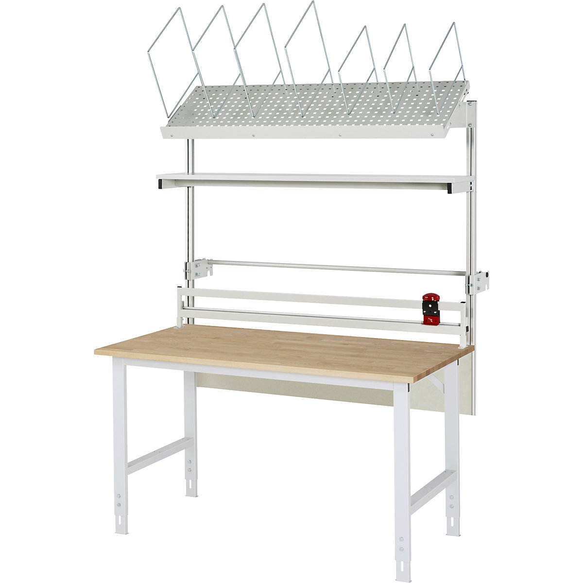 Mesa de embalamento completa, regulação manual da altura – RAU (Imagem do produto 9)-8