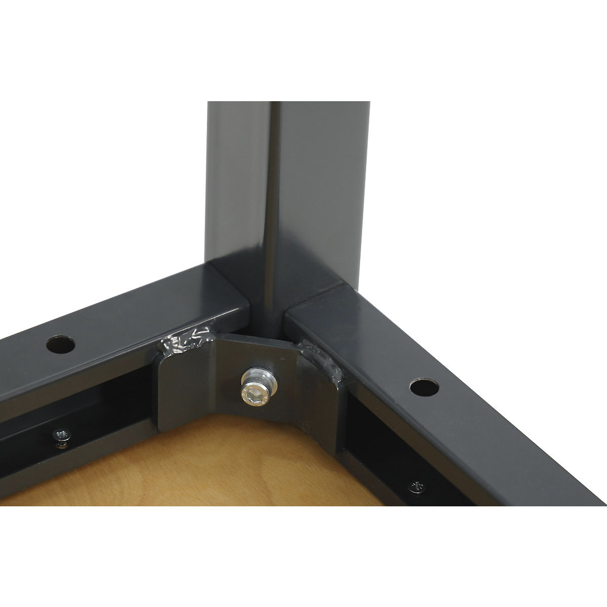 Mesa de trabalho regulável em altura – eurokraft basic (Imagem do produto 7)-6