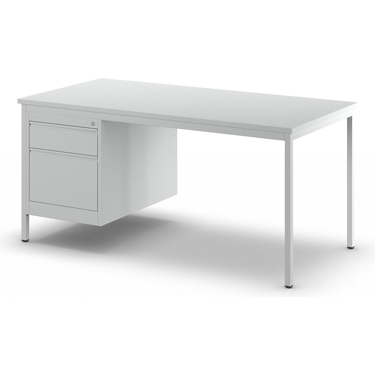 Secretária para encarregados, cinzento claro – eurokraft basic (Imagem do produto 8)-7