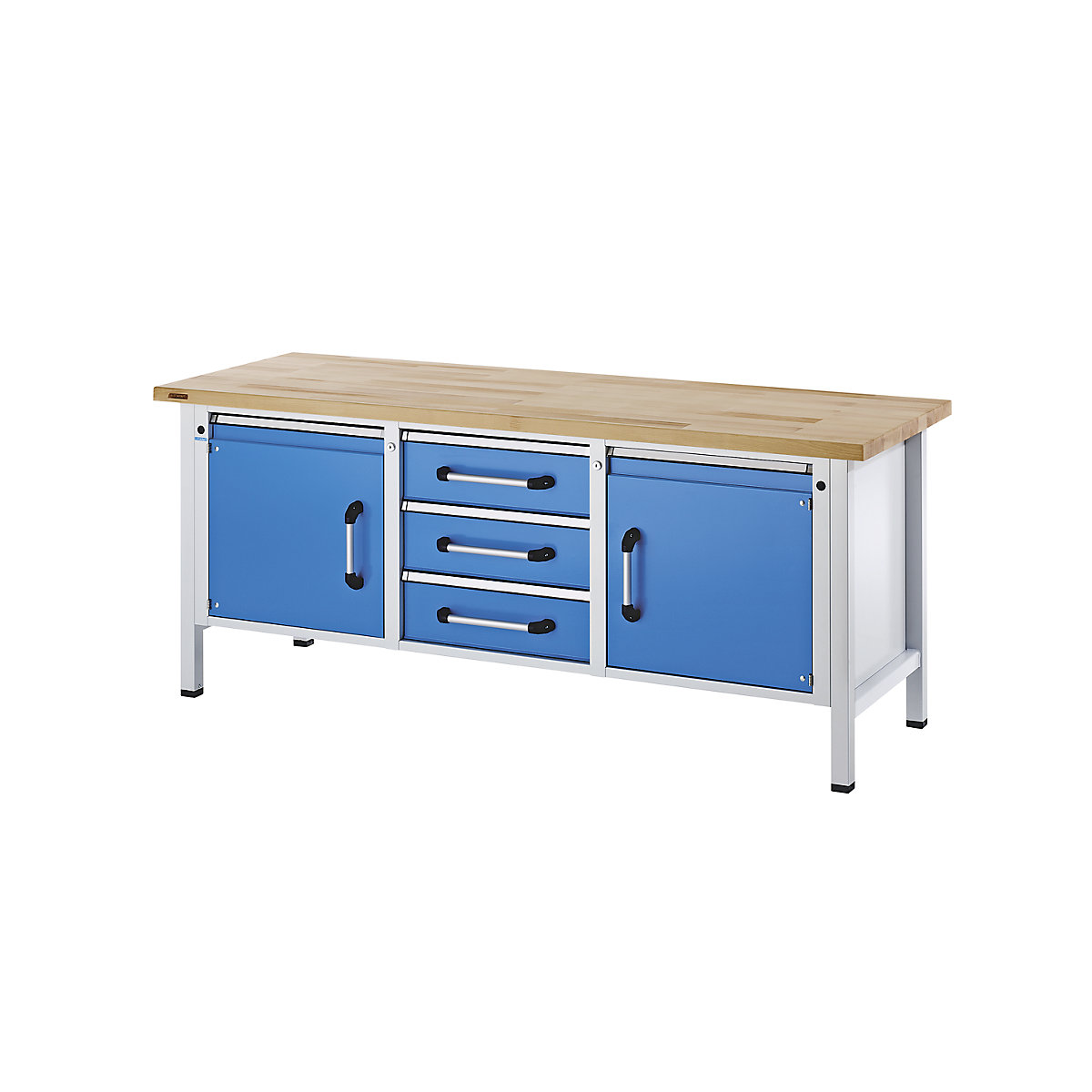 Banco de trabajo, bastidor modular – eurokraft pro