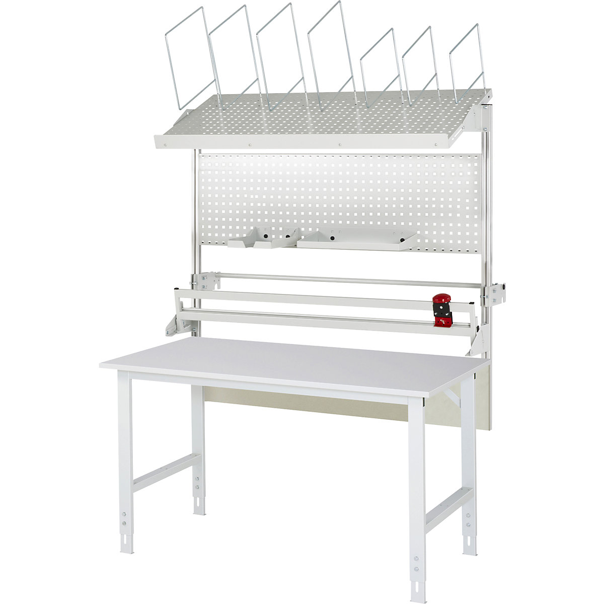 Mesa de embalaje completa, de altura regulable manualmente – RAU (Imagen del producto 11)-10