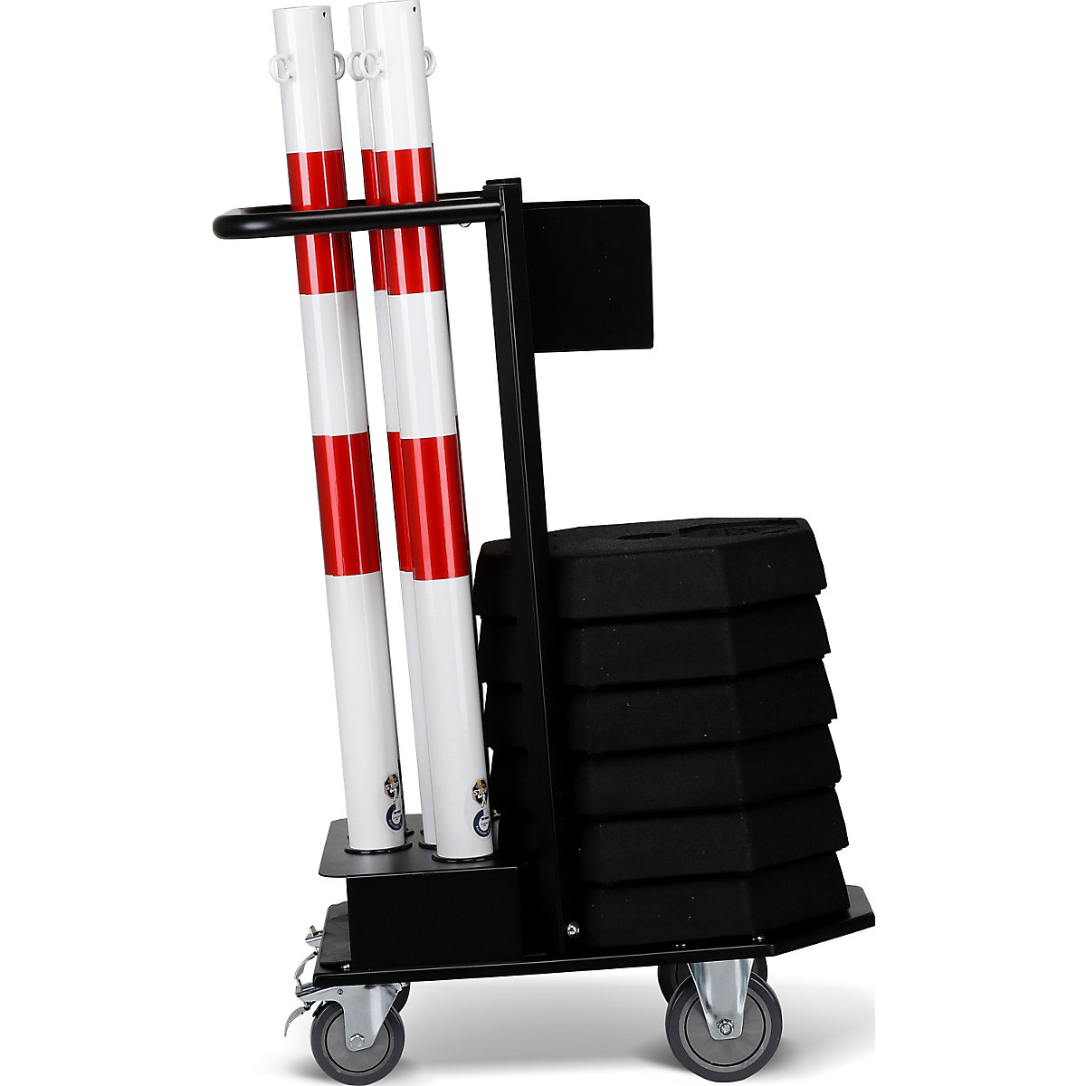 Suporte para correntes com carro de transporte - CrashStop