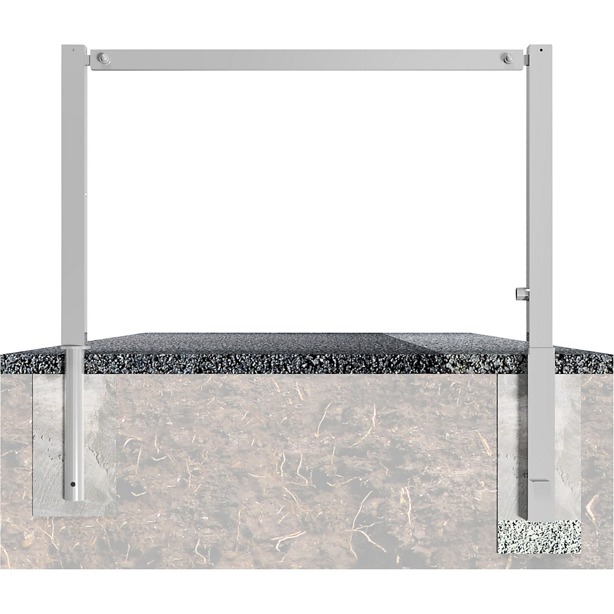 Barrera para caminos, abatible – Schake (Imagen del producto 2)-1