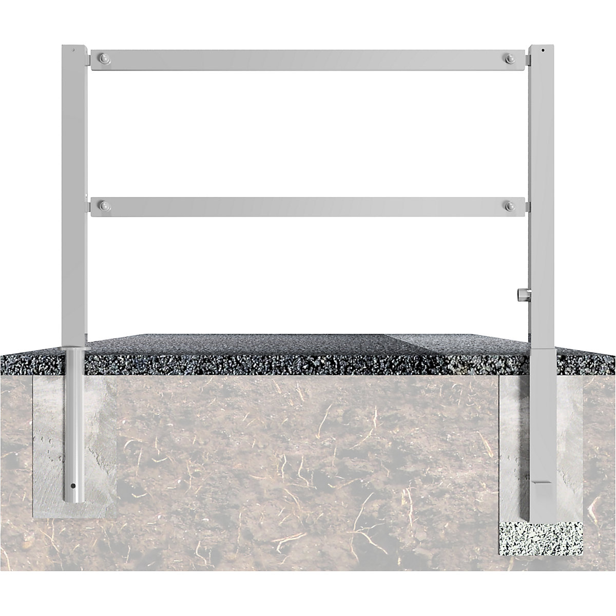 Barrera para caminos, abatible – Schake (Imagen del producto 2)-1