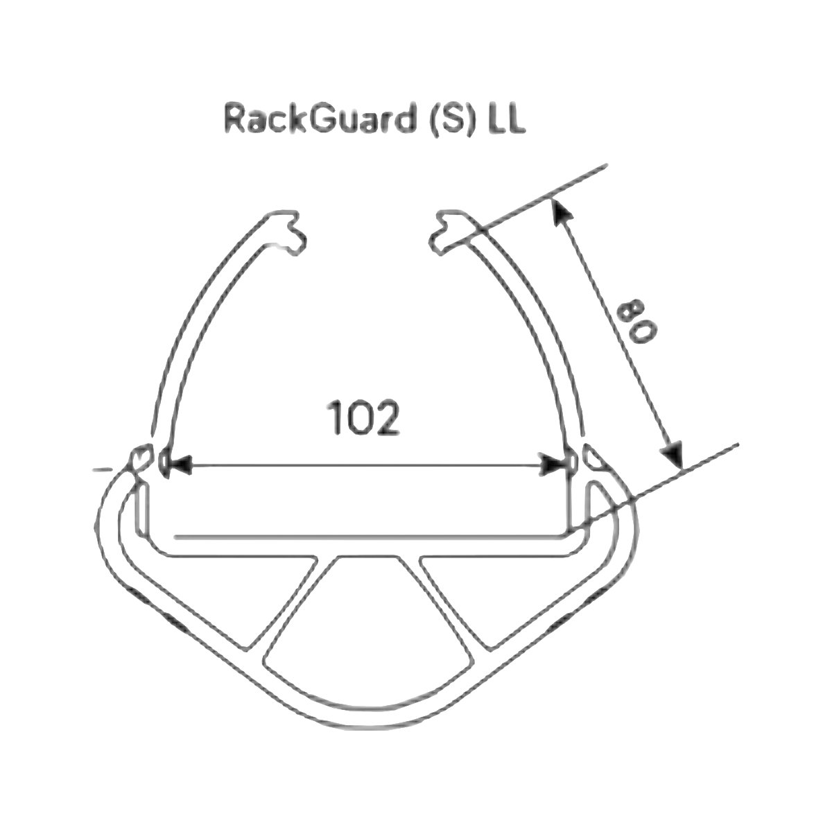 Protección antichoque para estanterías RackGuard – A-SAFE (Imagen del producto 3)-2