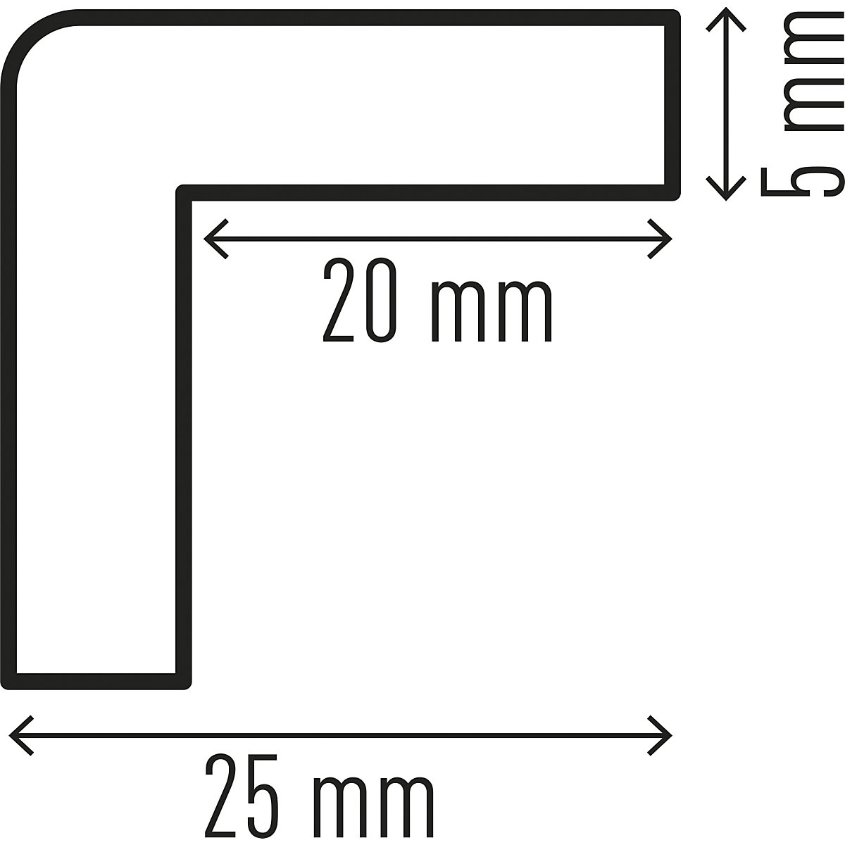 Perfil protector de esquinas – DURABLE (Imagen del producto 4)-3