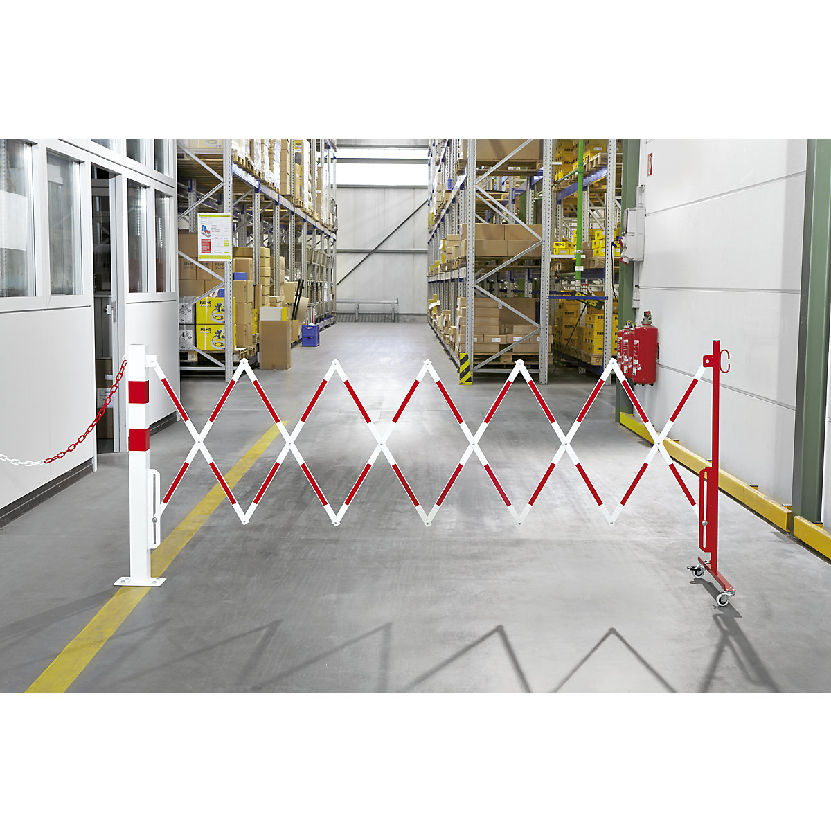 Poste barrera con rejas de pantógrafo – CrashStop (Imagen del producto 2)-1