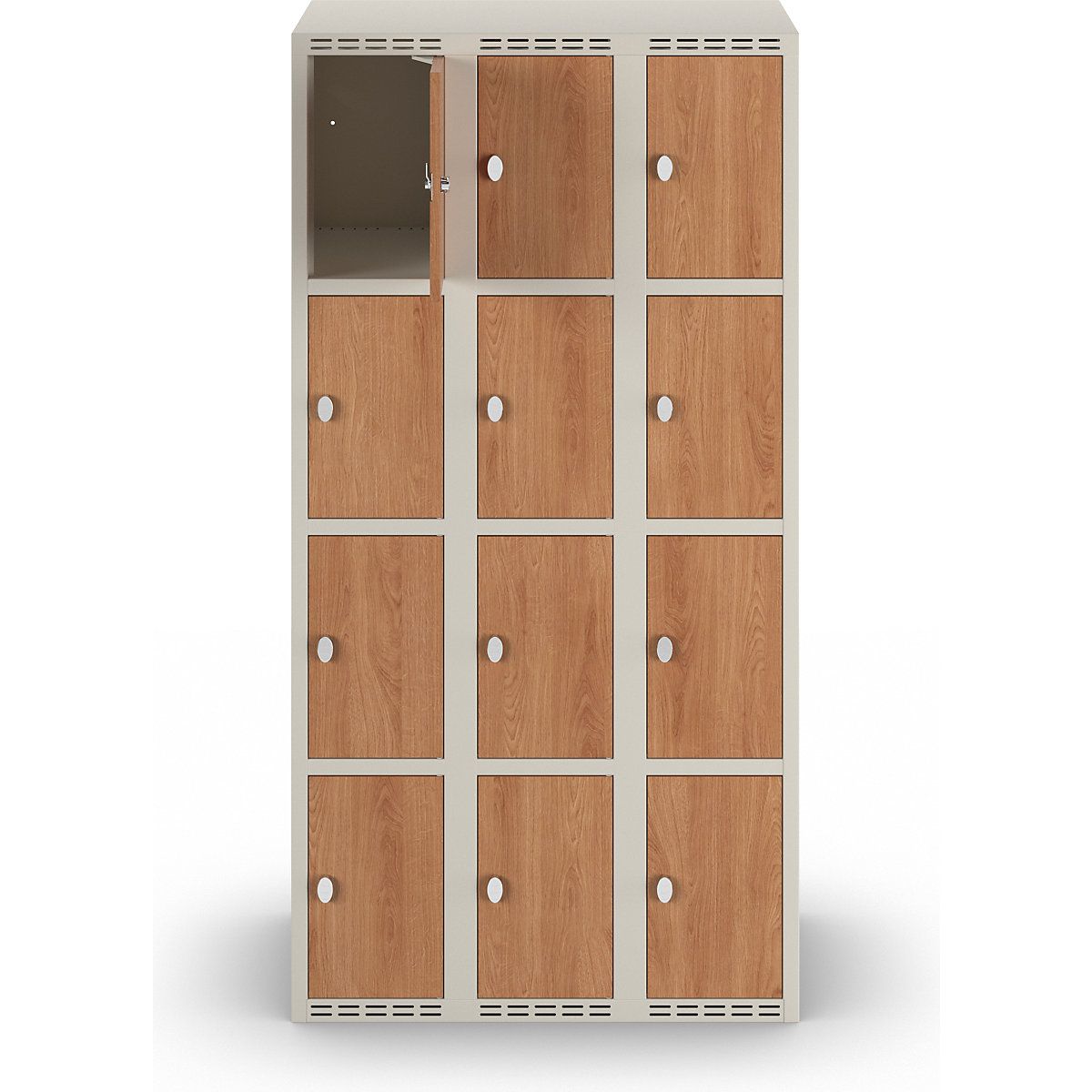 Armário de cacifos com 4 compartimentos Fydor, HPL (Imagem do produto 4)-3