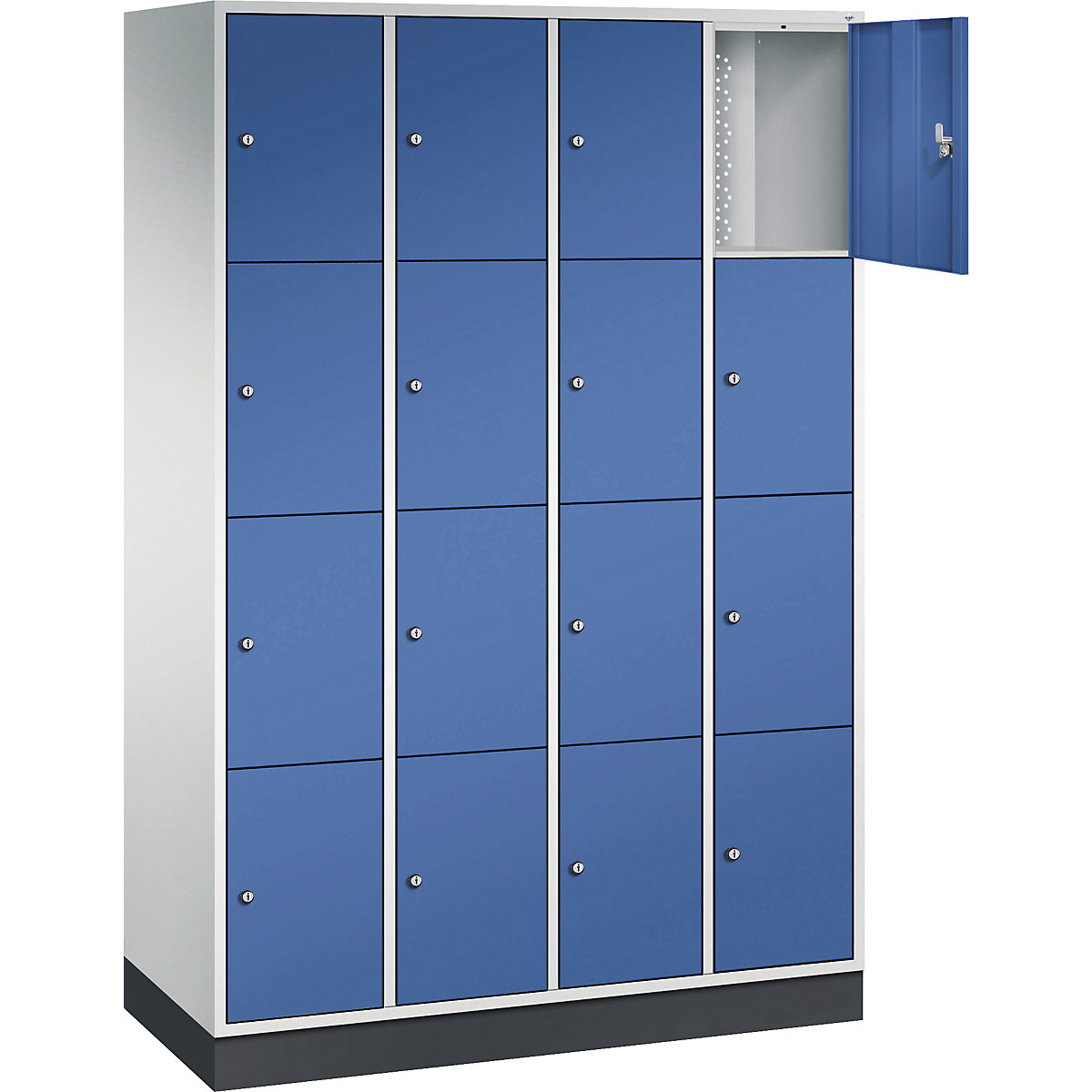 Armário de cacifos com 4 compartimentos Intro – C+P (Imagem do produto 9)-8