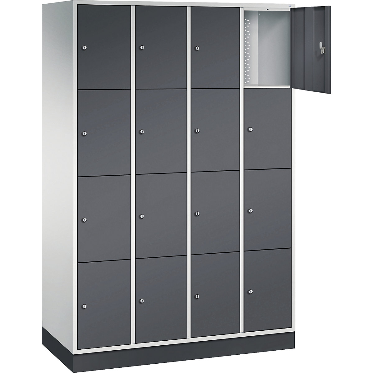 Armário de cacifos com 4 compartimentos Intro – C+P (Imagem do produto 11)-10