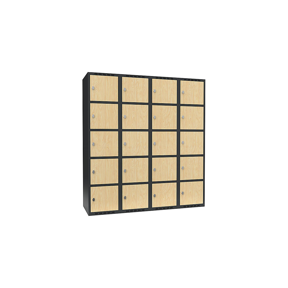 Armário de cacifos com 5 compartimentos Fydor