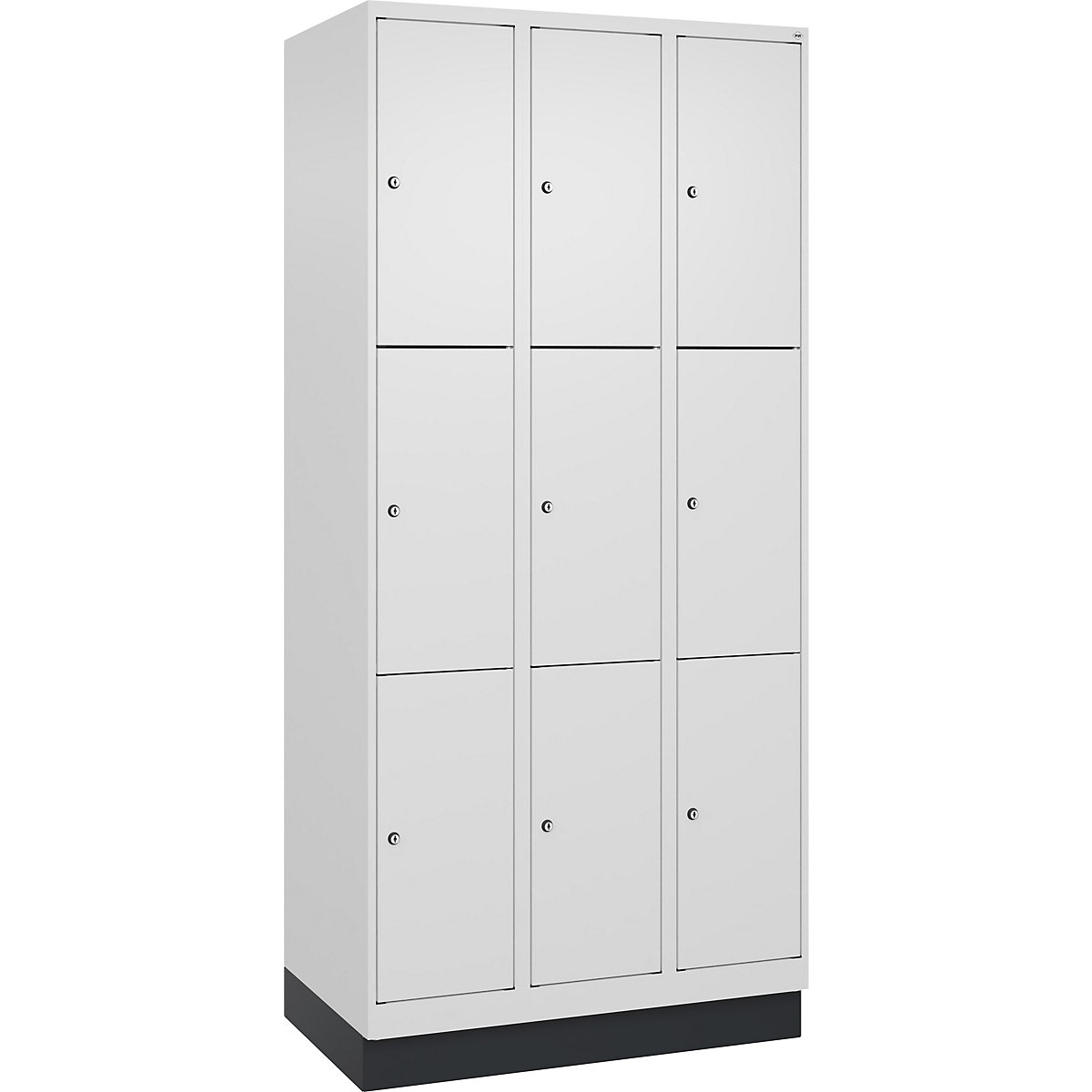 Armário de cacifos de 3 andares Evolo PLUS (Imagem do produto 2)-1