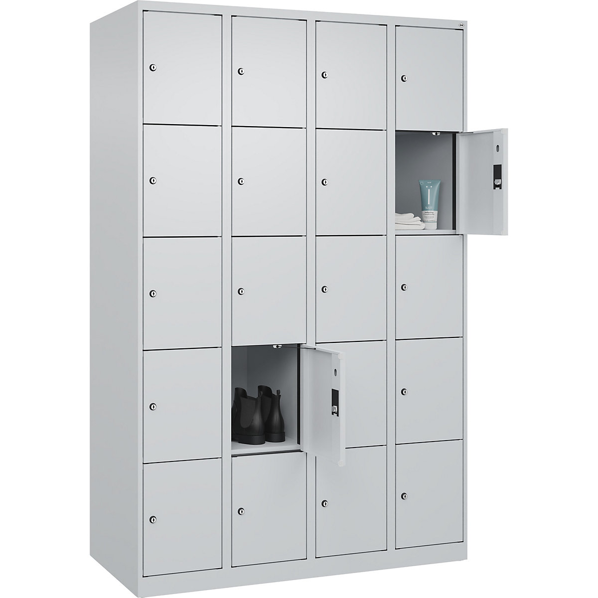 Armário de cacifos de 5 andares Evolo PLUS (Imagem do produto 3)-2