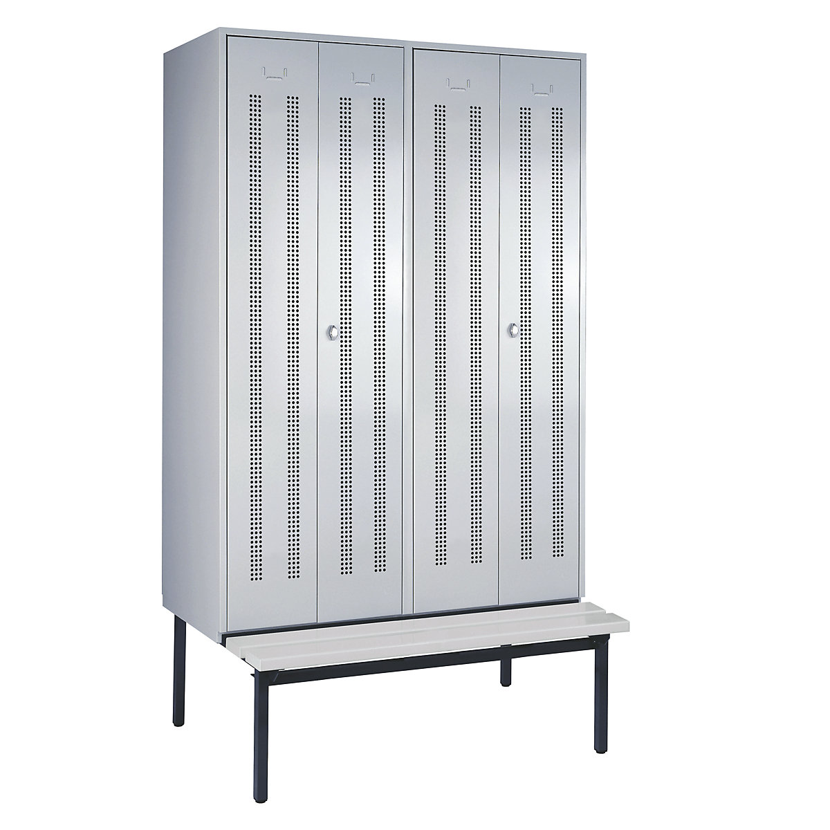 Cacifo com separação de roupa suja/limpa Berlin 1 com banco – Wolf (Imagem do produto 2)-1