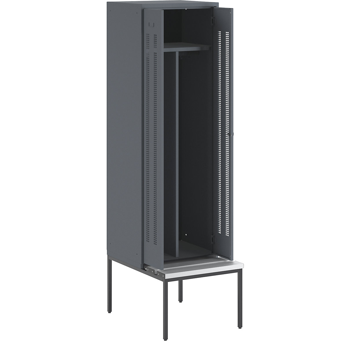 Cacifo com separação de roupa suja/limpa Berlin 1 com banco – Wolf