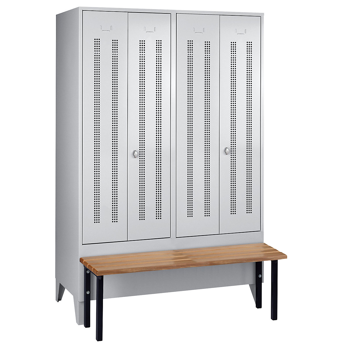 Cacifo com separação de roupa suja/limpa Berlin 1 com banco – Wolf (Imagem do produto 8)-7