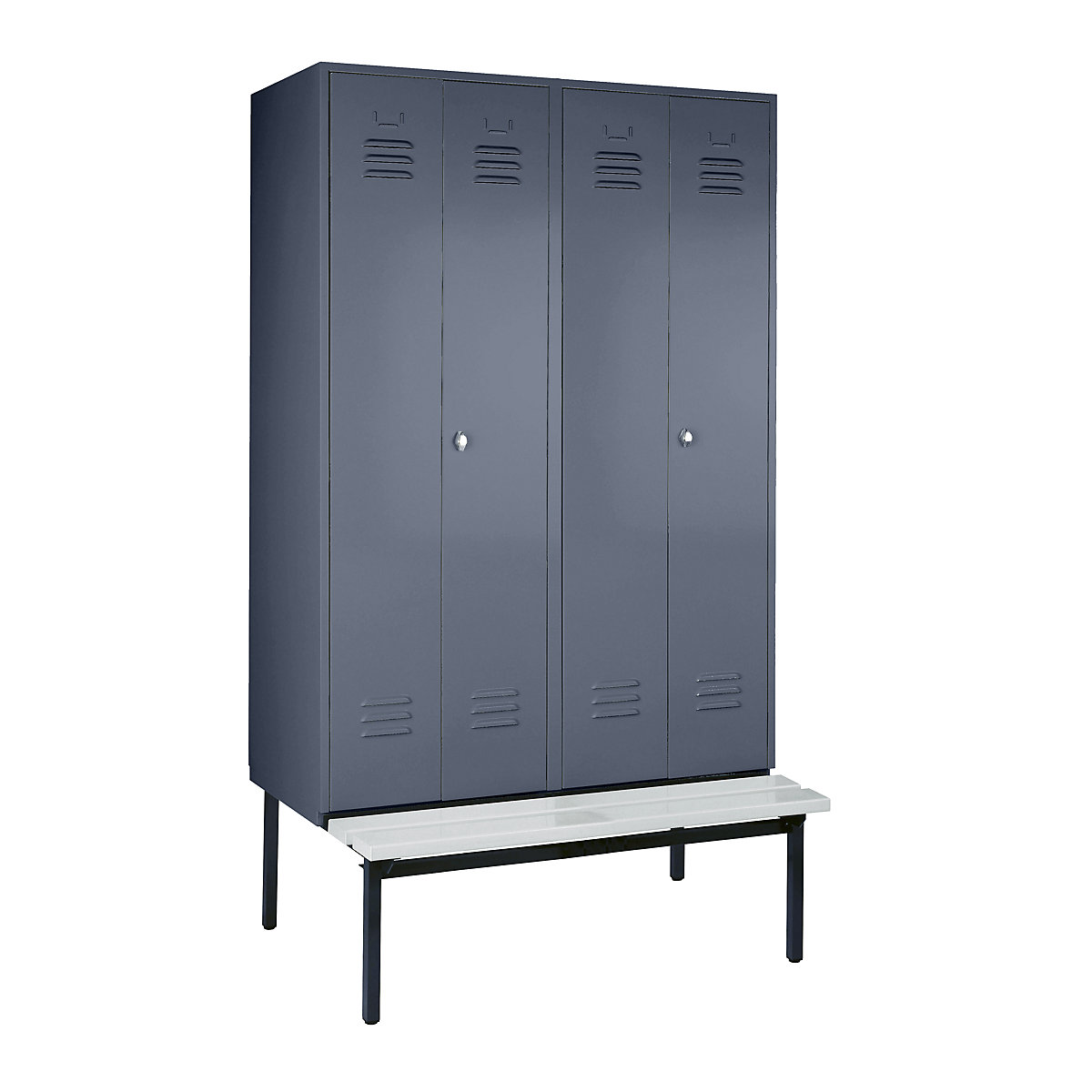 Cacifo com separação de roupa suja/limpa Berlin 2 com banco – Wolf (Imagem do produto 2)-1