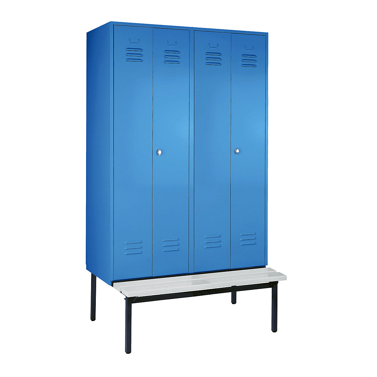 Cacifo com separação de roupa suja/limpa Berlin 2 com banco – Wolf (Imagem do produto 2)-1