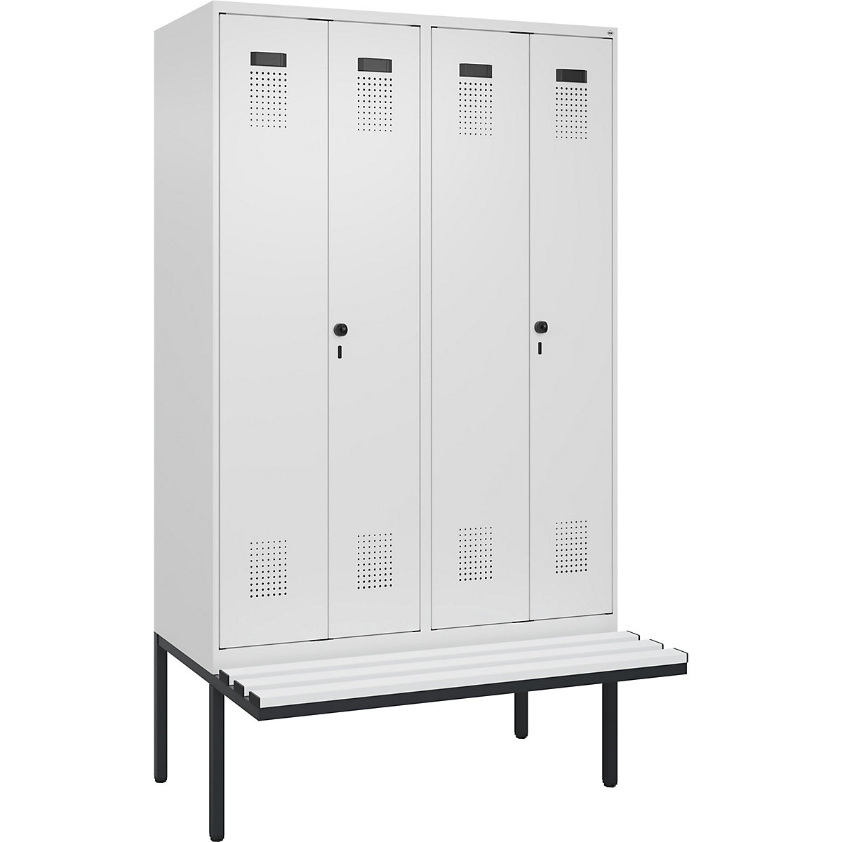 Cacifo com separação de roupa suja/limpa Evolo PLUS com banco (Imagem do produto 2)-1