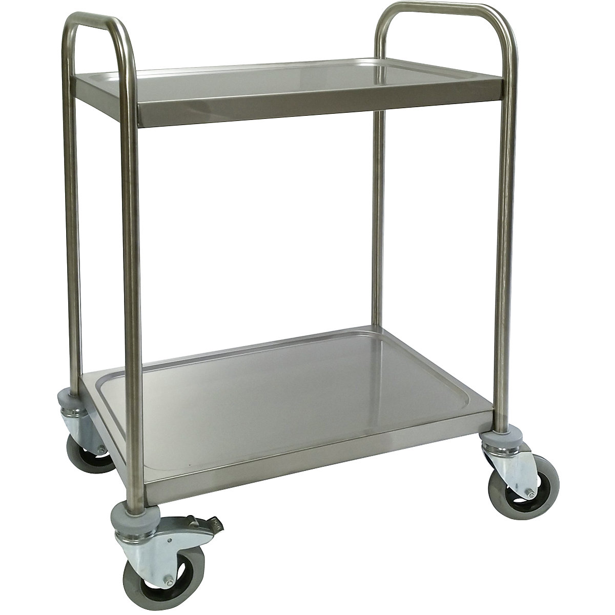 Carrinho de serviço em aço inoxidável