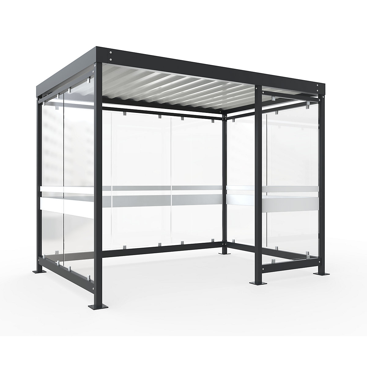 Marquesina Köln con tejado de acero – WSM