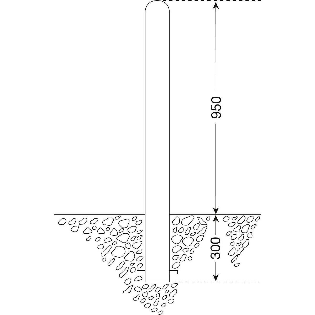 Bolardo para ciudad – Moravia (Imagen del producto 4)-3