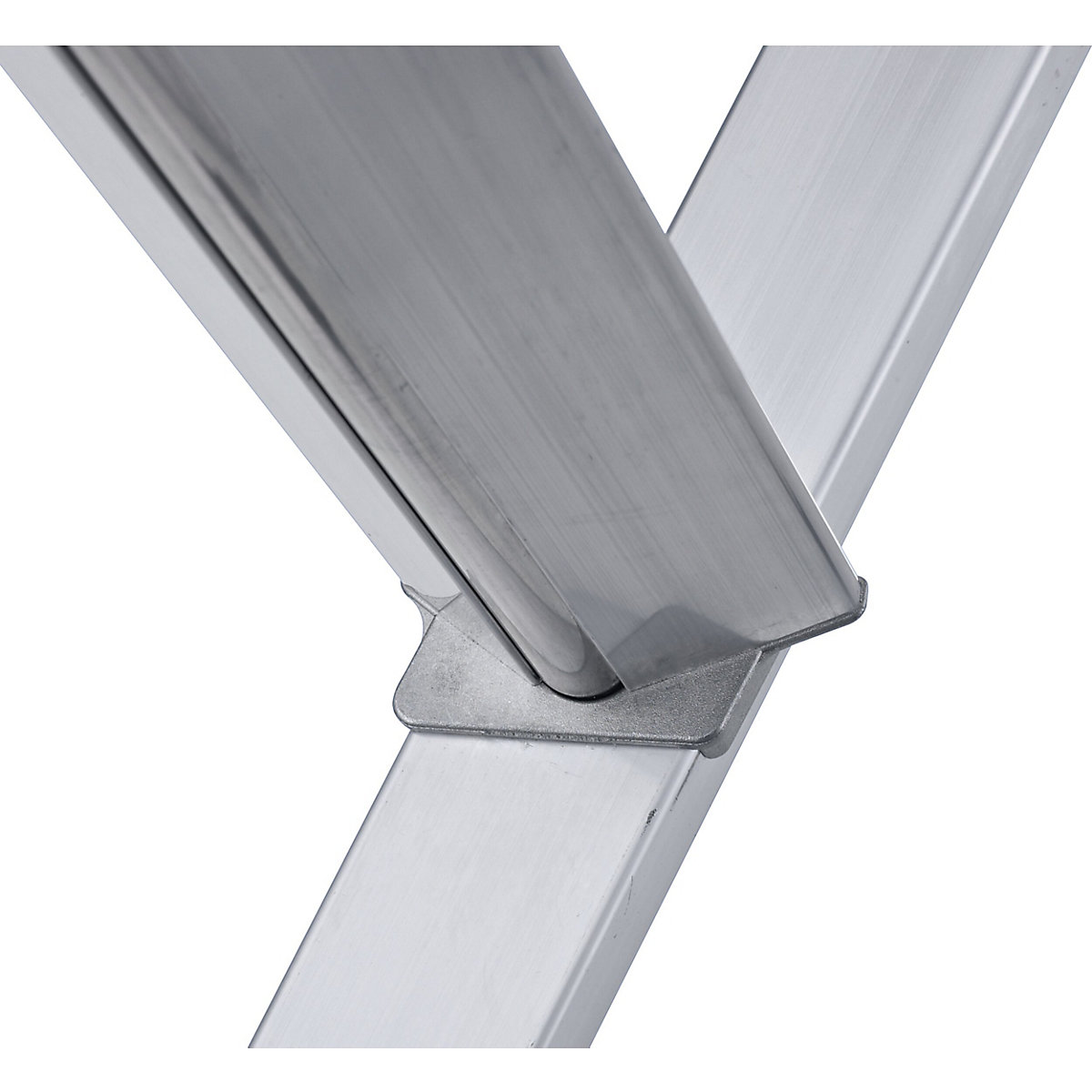 Escalera plegable de peldaños planos, ascenso por un lado – ZARGES (Imagen del producto 3)-2