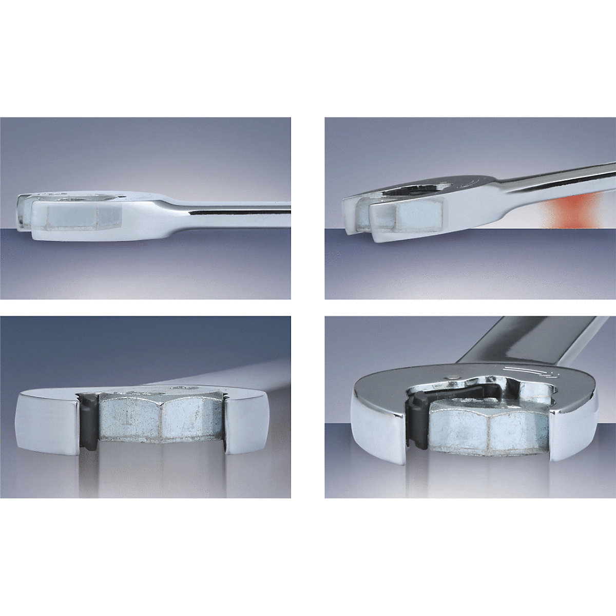 Juego de llaves combinadas de trinquete DUO GEARplus® – KS Tools (Imagen del producto 6)-5