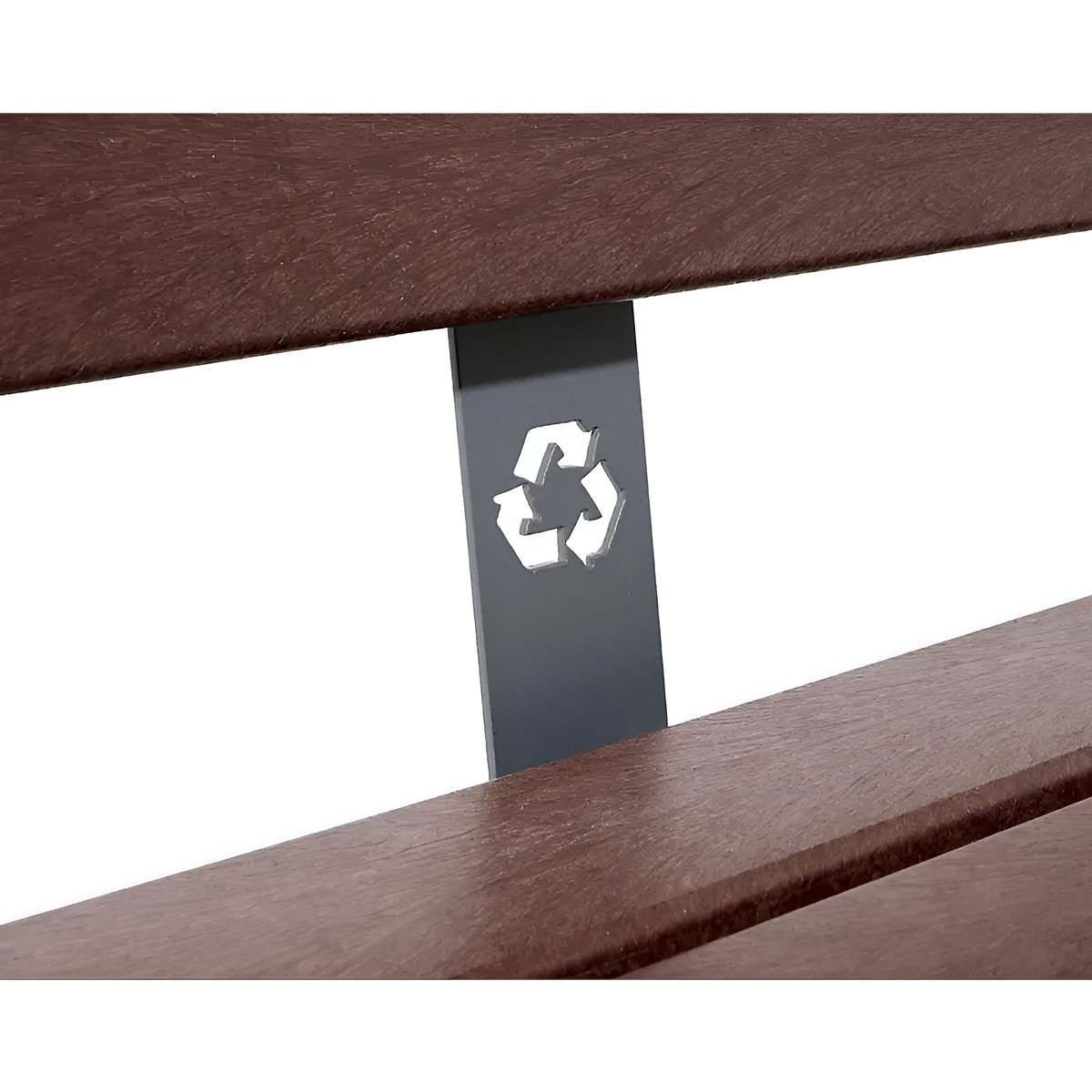 Banco SILAOS® em plástico reciclado – PROCITY (Imagem do produto 2)-1
