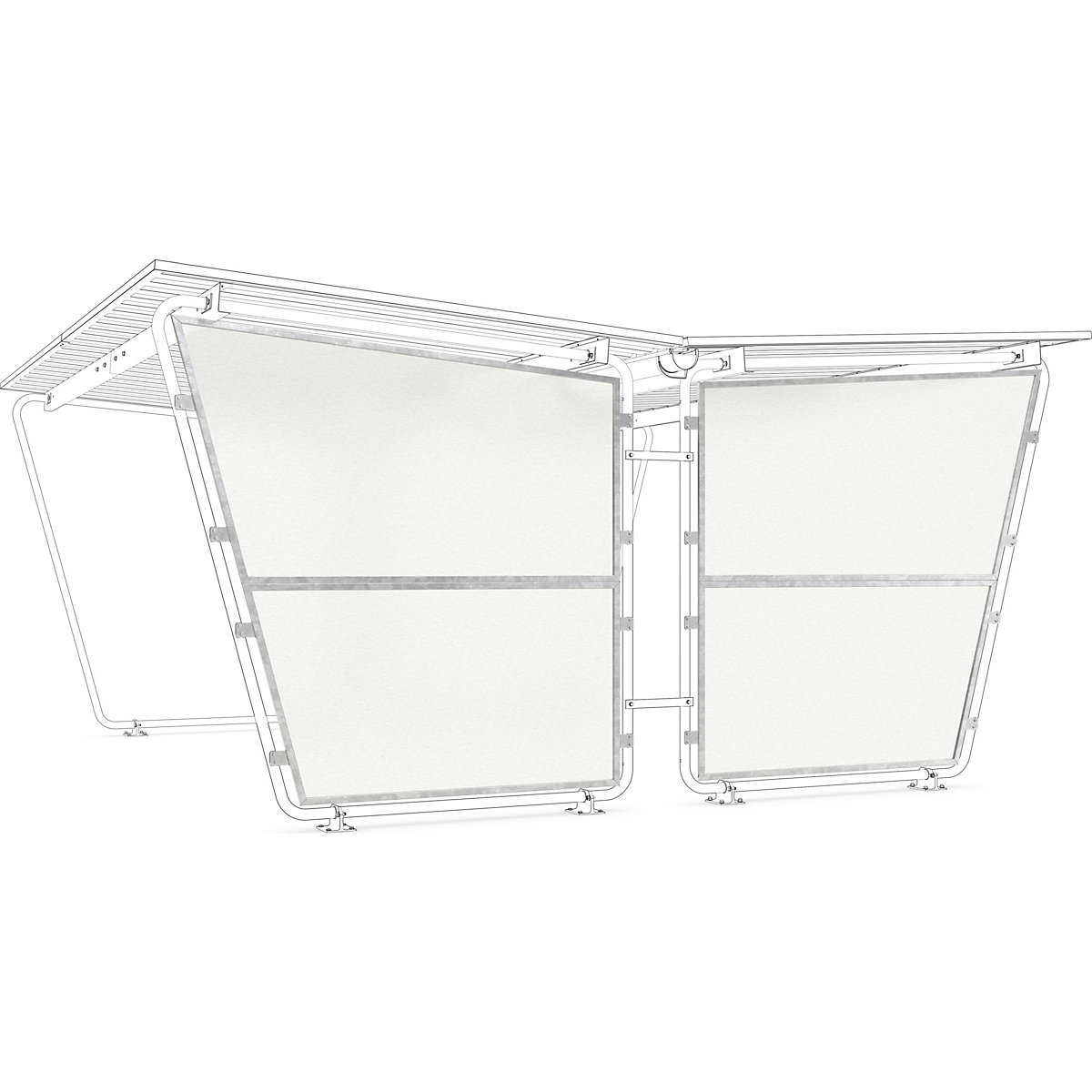 Painel lateral para cobertura plana Siegen – WSM (Imagem do produto 3)-2