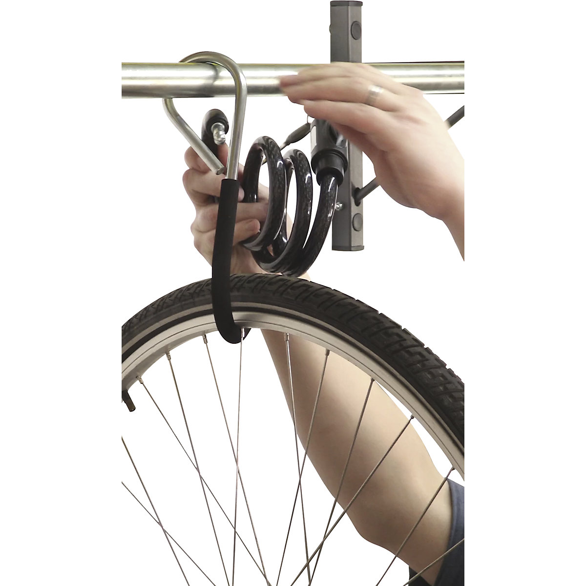Suporte de parede deslizante para 5 bicicletas – Mottez (Imagem do produto 9)-8