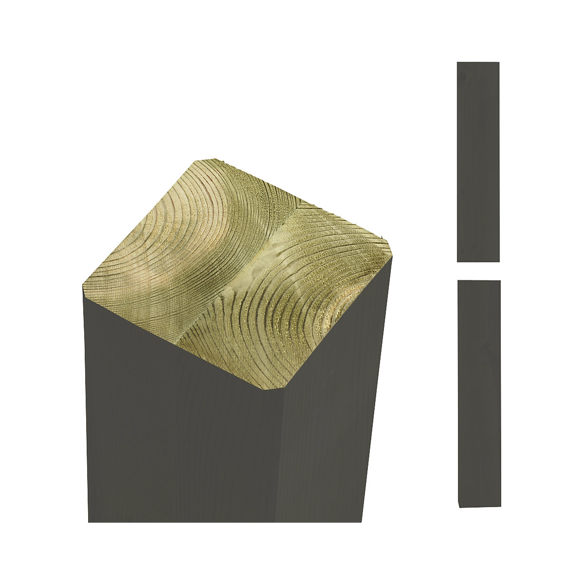 Postes de madeira laminada colada Premium