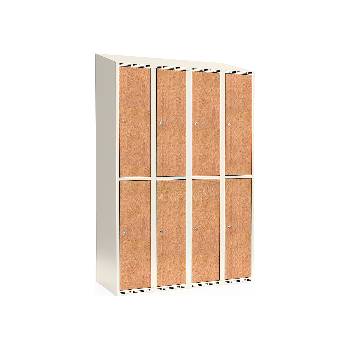 Taquilla para ropa de dos pisos Fydor, HPL