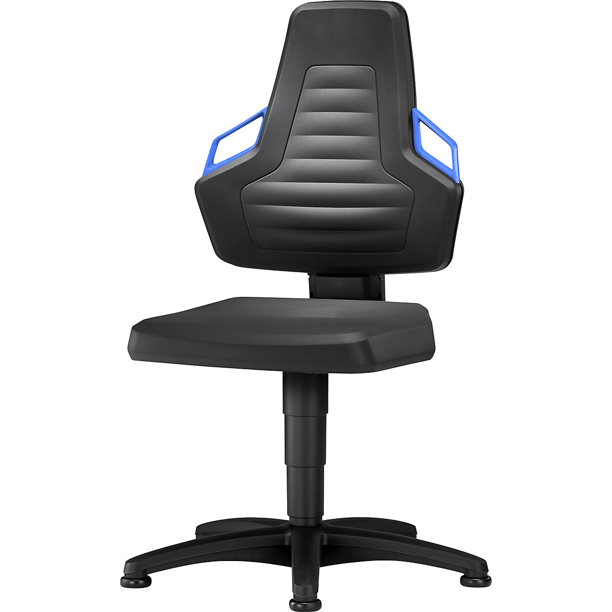 Silla giratoria de trabajo – bimos, con asa, con tacos, espuma de PU-6