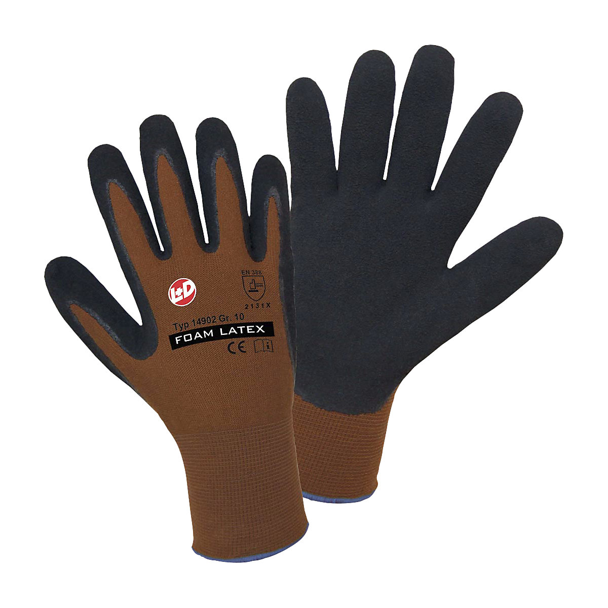 Luvas de malha fina FOAM LATEX - Leipold+Döhle