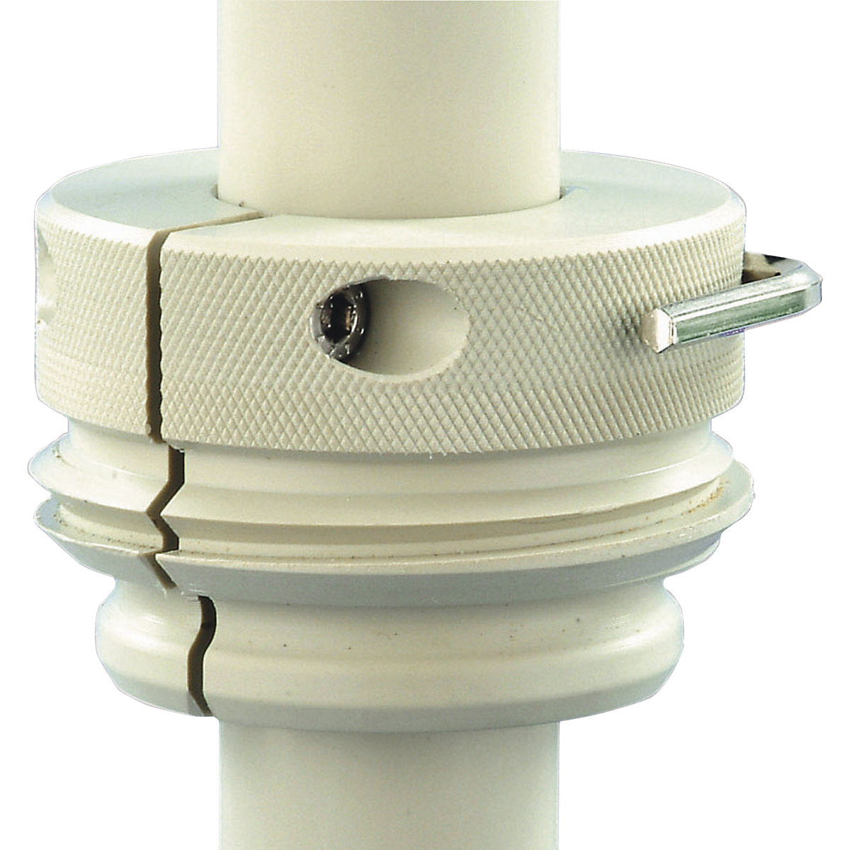 PP drum screw connection