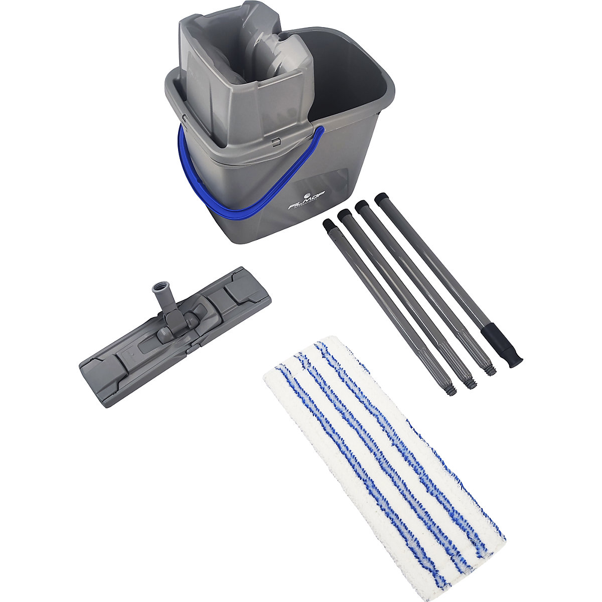 Wet mop bucket set - eurokraft basic