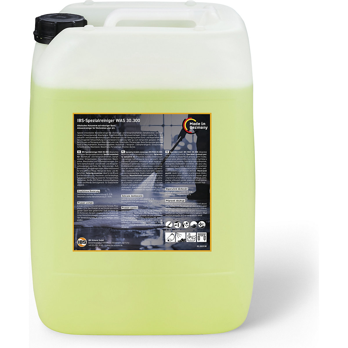 WAS 30.300 workshop cleaning agent - IBS Scherer