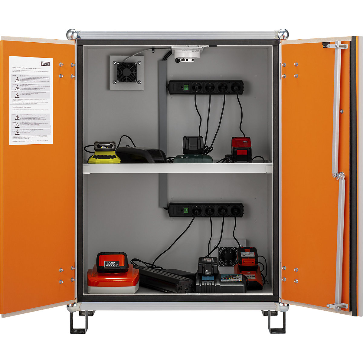 PREMIUM safety battery charging cabinet – CEMO (Product illustration 16)-15