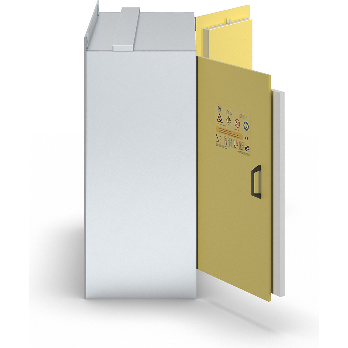 SiS Li-Ion Basic Store EI 90 battery safety storage cabinet – LaCont (Product illustration 4)-3