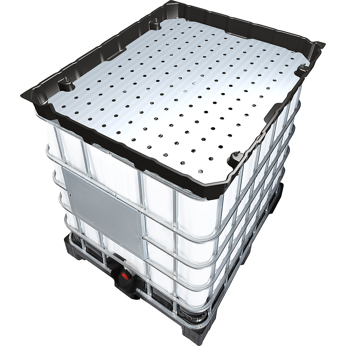 Perforated sheet support