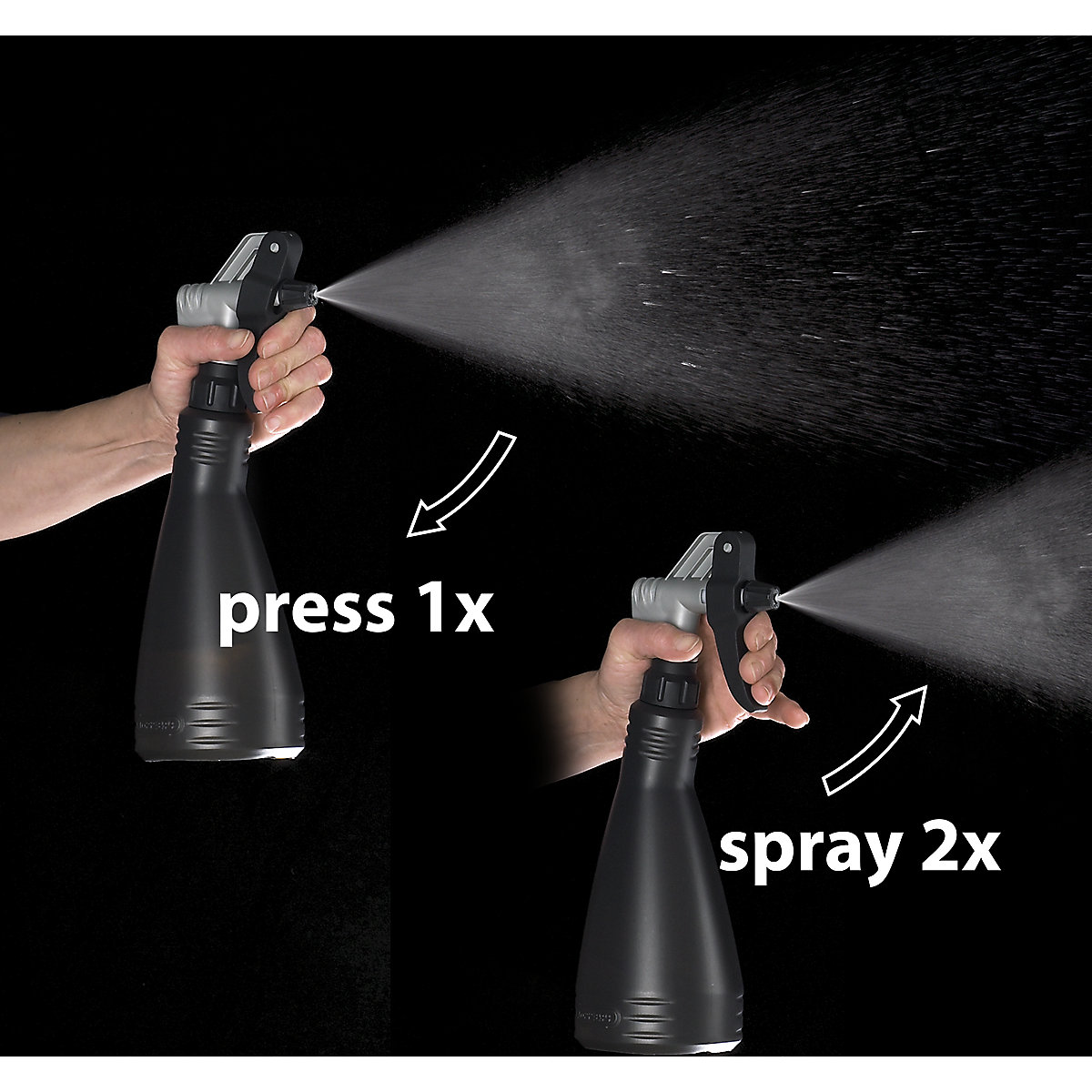 Double stroke industrial atomiser 180° – PRESSOL (Product illustration 3)-2