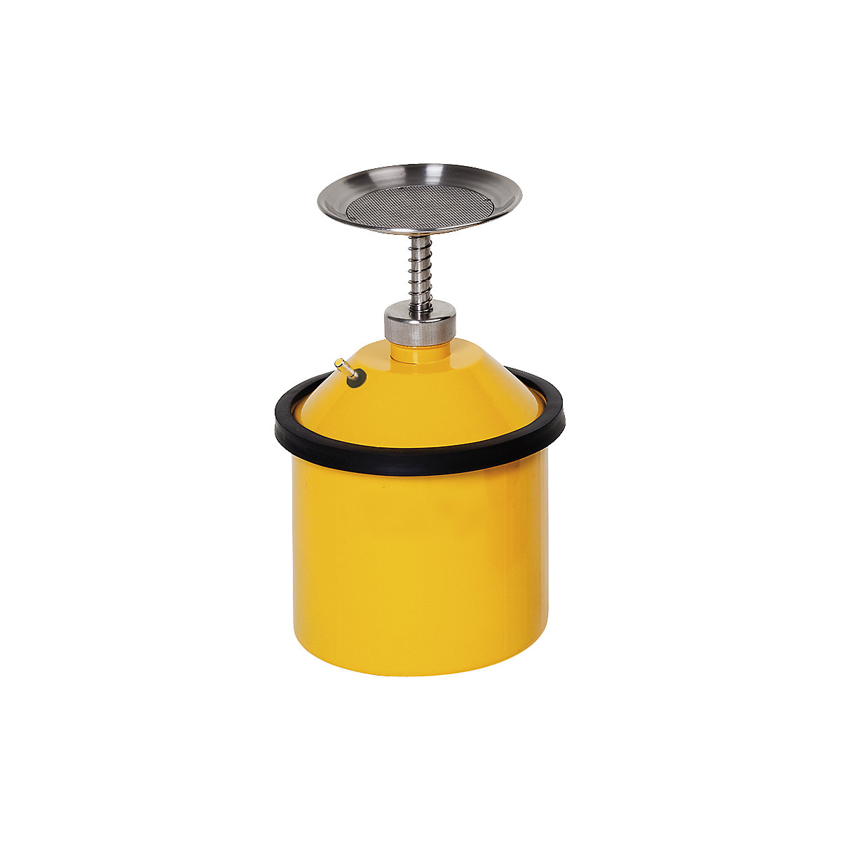 Plunger can with earth connection