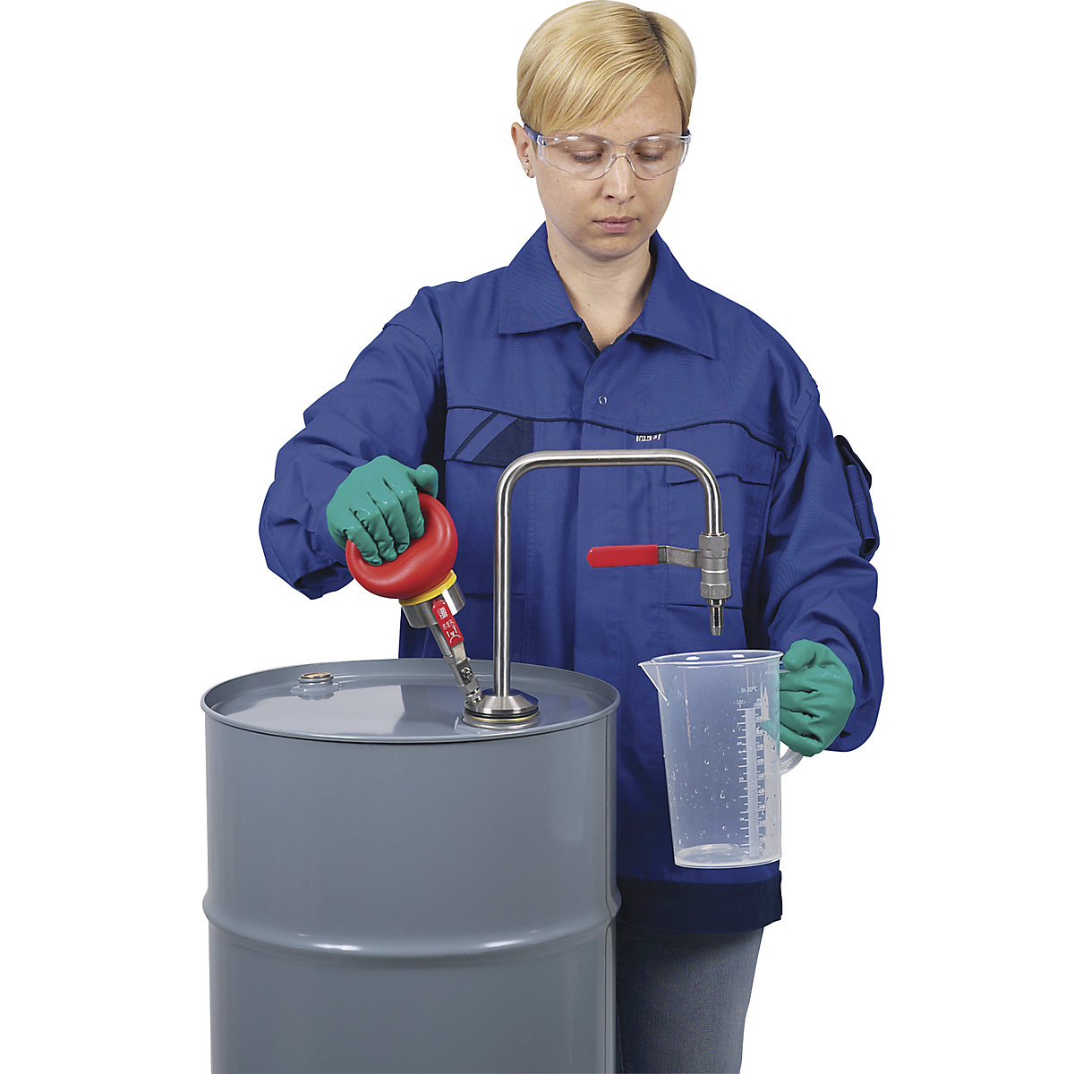 Stainless steel solvent pump, manual operation (Product illustration 12)-11