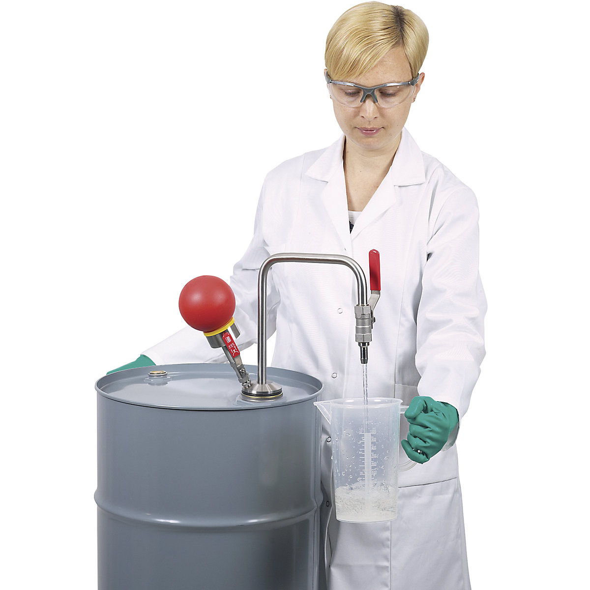 Stainless steel solvent pump, manual operation (Product illustration 17)-16