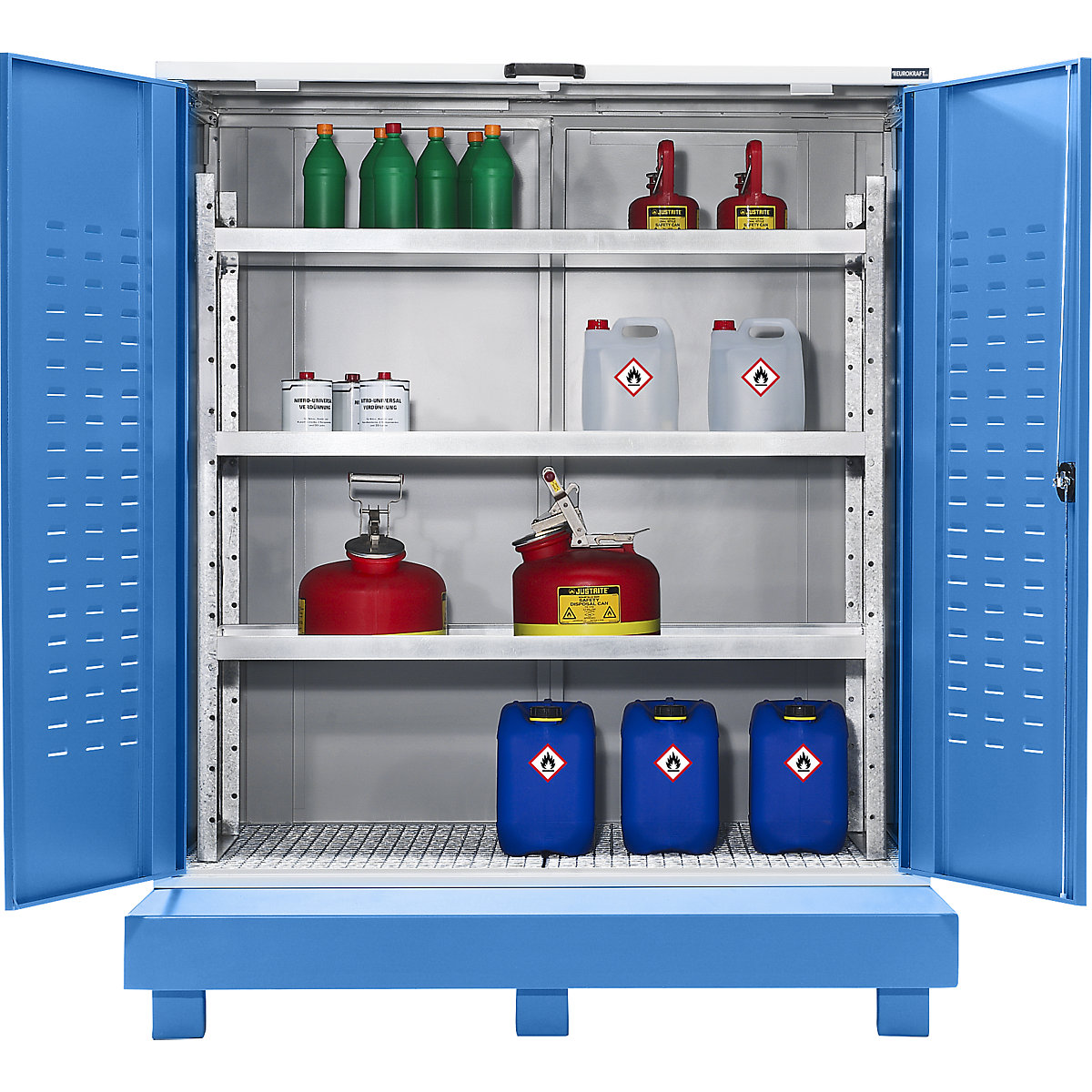 Hazardous goods storage for drums – eurokraft pro (Product illustration 4)-3